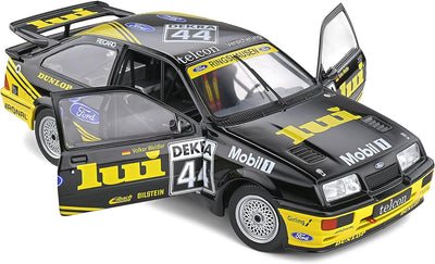 Solido 421180900 1:18 Ford Sierra RS 500# 44 schwarz, Modellauto, Die-Cast-Fahrzeug