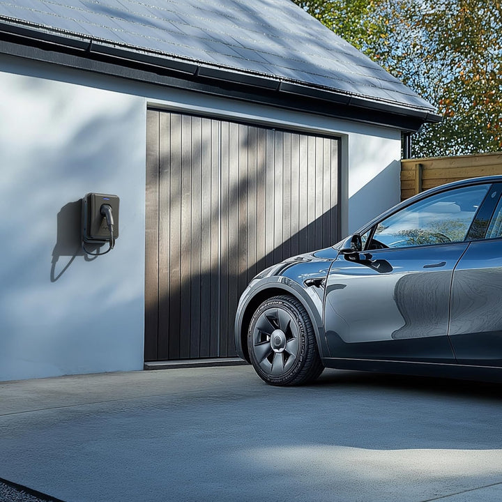 Masterplug EV Wandladegerät für Elektro- und Einstecken-Hybridfahrzeuge vom Typ 2, mit 5m Langem Kab