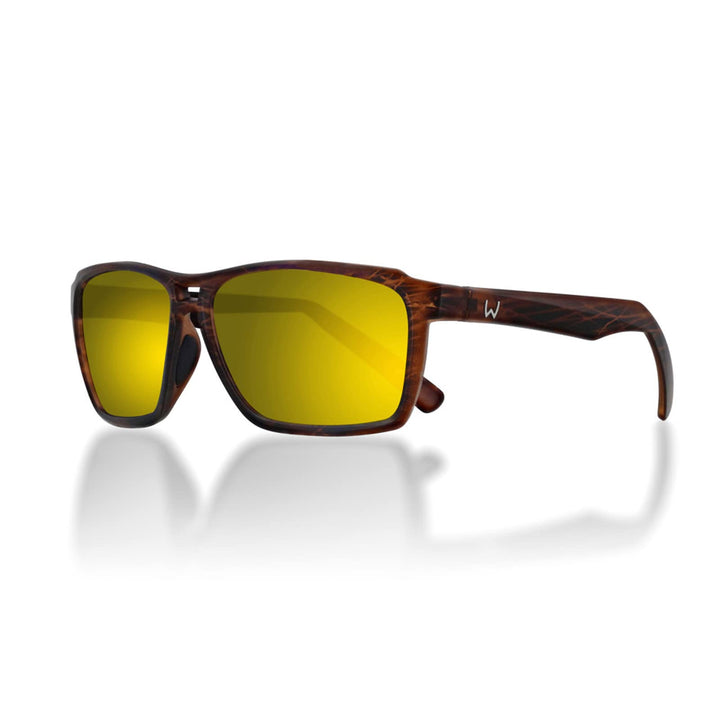 Westin W6 Street 150 Matte Brown Stripe - Polarisationsbrille, Polbrille, Angelbrille