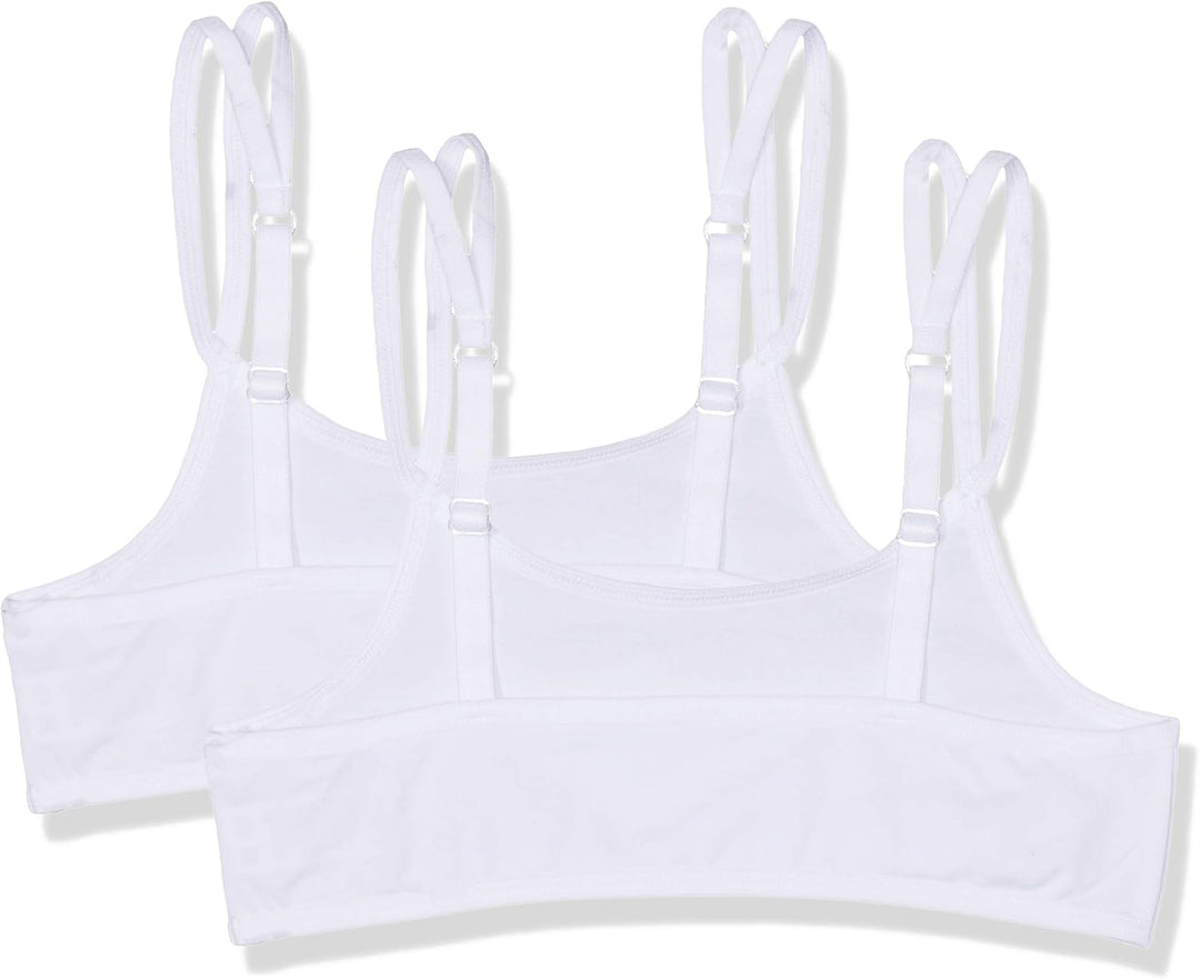 Skiny Mädchen T-Shirt-BH (2er Pack) 140 Weiss, 140 Weiß