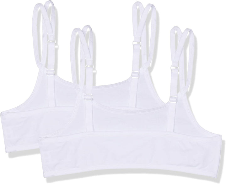 Skiny Mädchen T-Shirt-BH (2er Pack) 140 Weiss, 140 Weiß