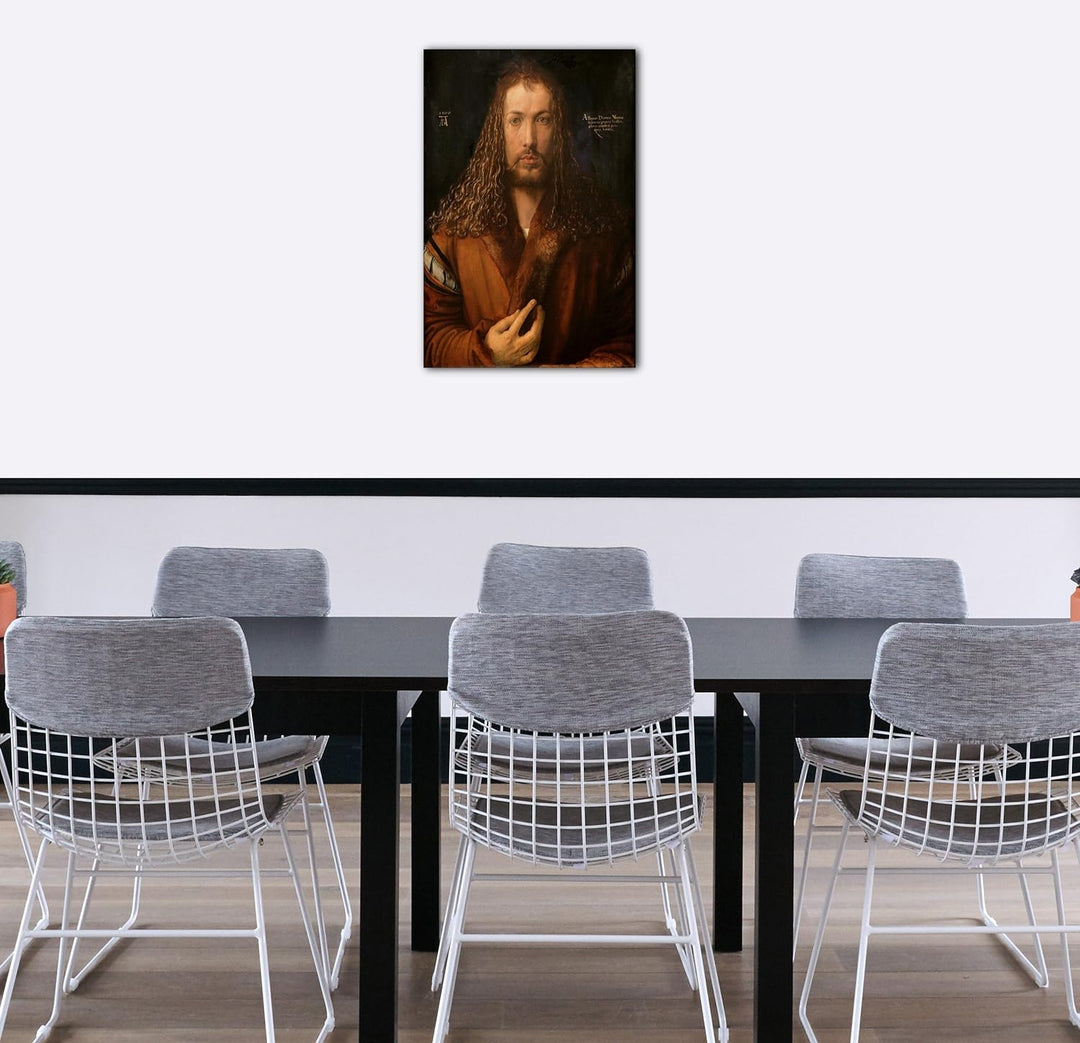 Printed Paintings Leinwand (70x100cm): Albrecht Dürer - Selbstbildnis 70x100 cm, 70x100 cm