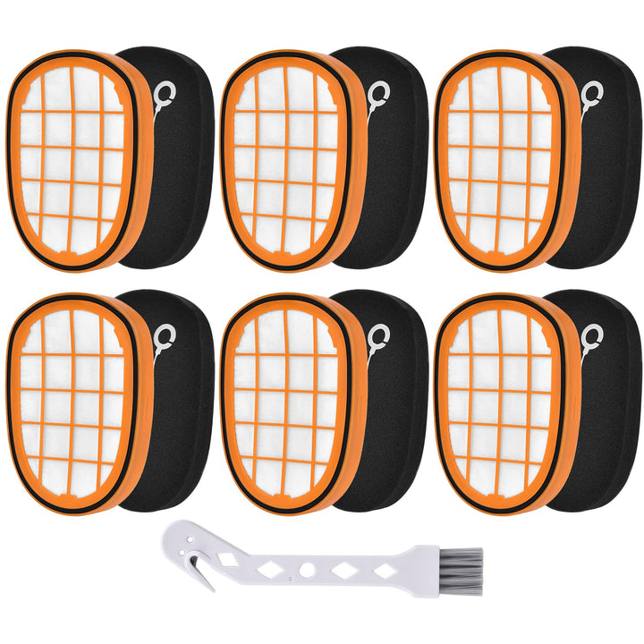 Artraise Filter für Philips SpeedPro Max Staubsauger, 6 Stück für Philips FC6812 FC6813 FC6822 FC682