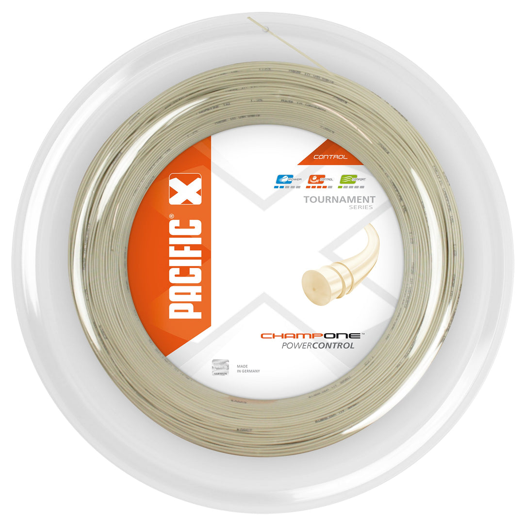 Pacific Champ One 200M Natur Tennis Saitenrolle Monofil 1,25 mm, 1,25 mm