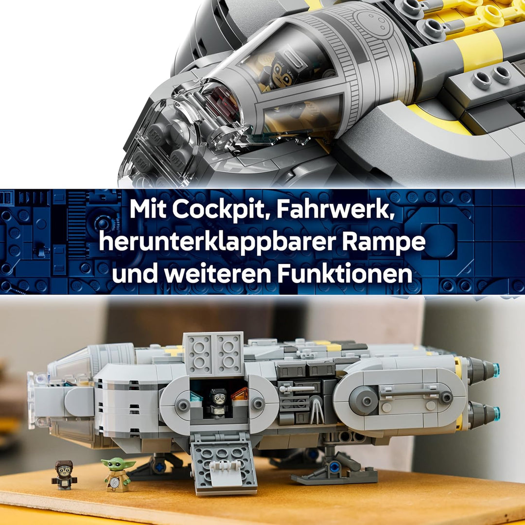 LEGO Star Wars 75445 Sternenschiff der Anzellaner - Spielet mit 3 Figuren & Einer Droiden Werkstatt