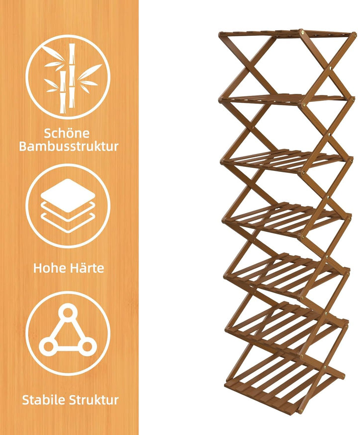 Schuhschrank für den Aussenbereich, wasserdicht, Schuhregal, Holz, Schuhregal, hoch und schmal, für