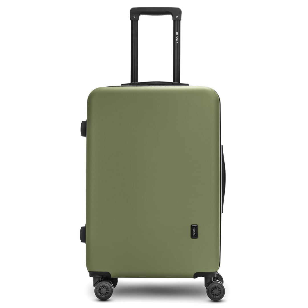 REDOLZ mittelgrosser Hartschalen Check-in Koffer | Trolley 44 x 25 x 67 cm aus hochwertigem ABS Mate