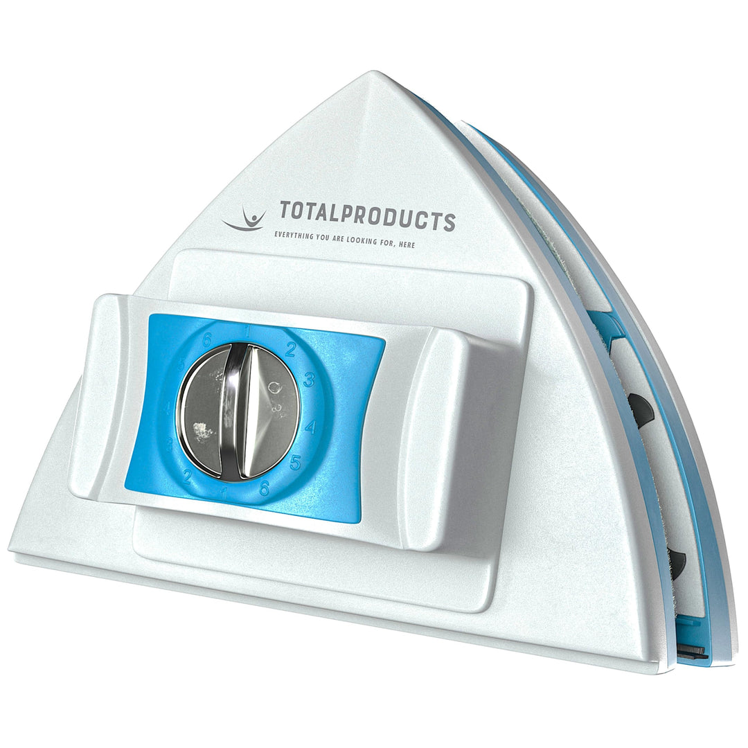 Magnetischer Fensterreiniger Verstellbar 3–30 mm – Doppelglas & Einzelfenster – Mit Sicherheitsseil,