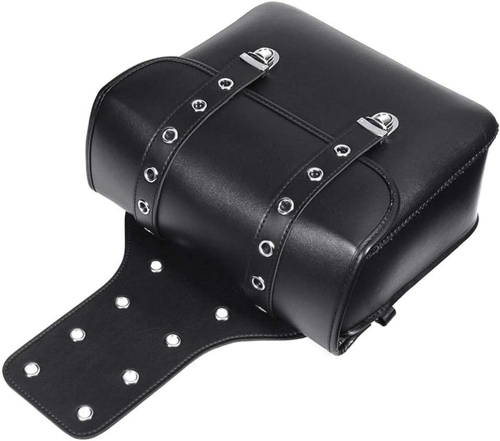 1 Paar Motorrad Seite Satteltaschen PU Leder Wasserdicht Rücksitz Satteltasche Reise Werkzeug Schwan