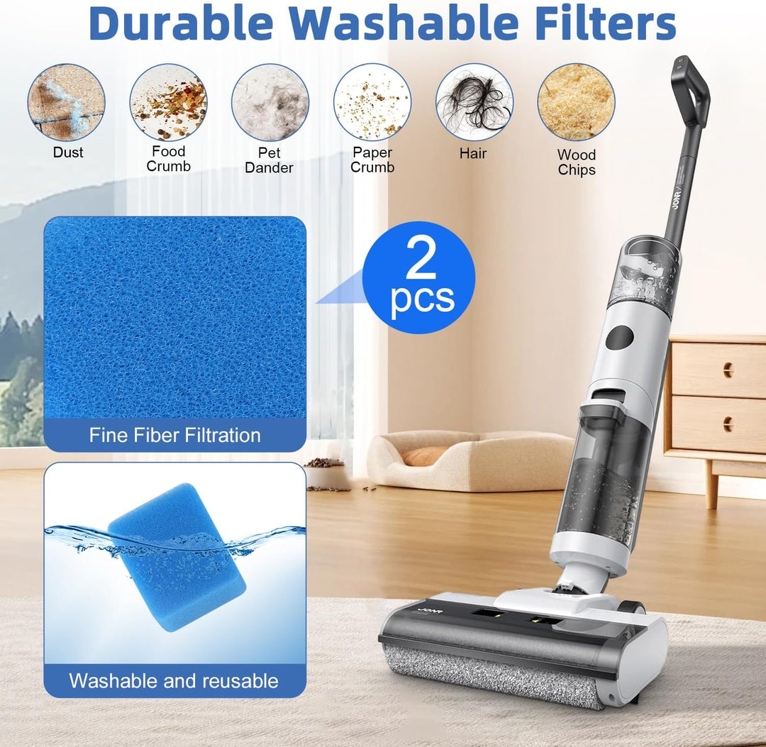Zubehörset Rollenbürste und Filter für JONR ED12 Staubsauger,Zubehör Set für Eureka NEW430 Ersatzbür