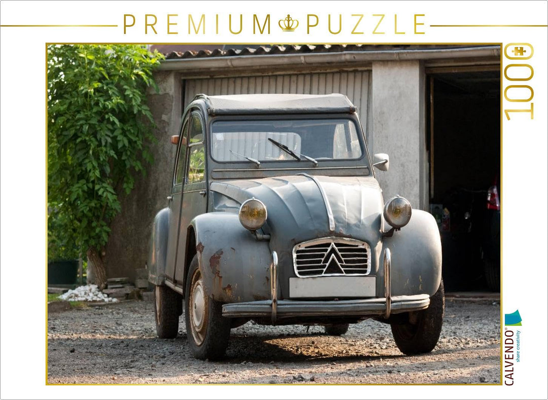CALVENDO Puzzle Kultautomobil Ente Citroën 2CV 1000 Teile Lege-Grösse 64 x 48 cm Foto-Puzzle Bild vo