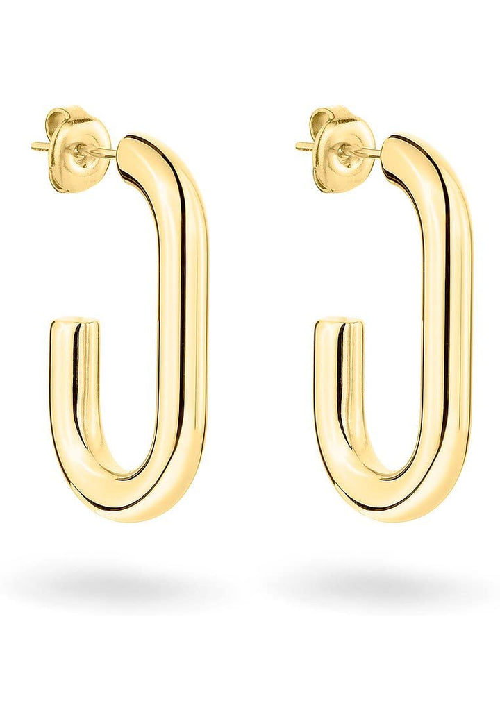 Liebeskind Berlin Damen-Hängeohrringe Edelstahl LJ-0365-E-55 Gold Big Link, Gold Big Link
