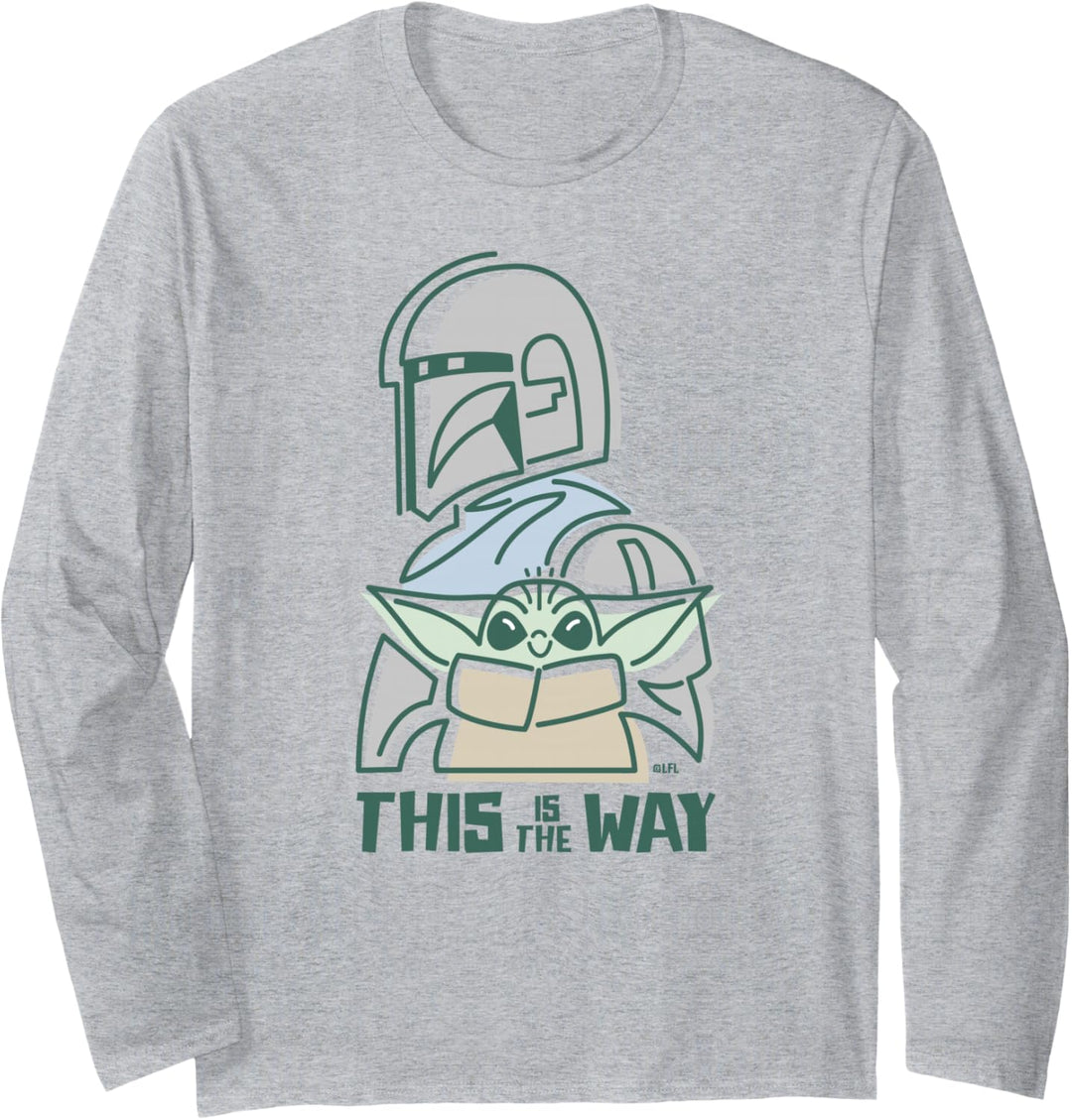 Star Wars The Mandalorian and Grogu This is the Way Cute Langarmshirt