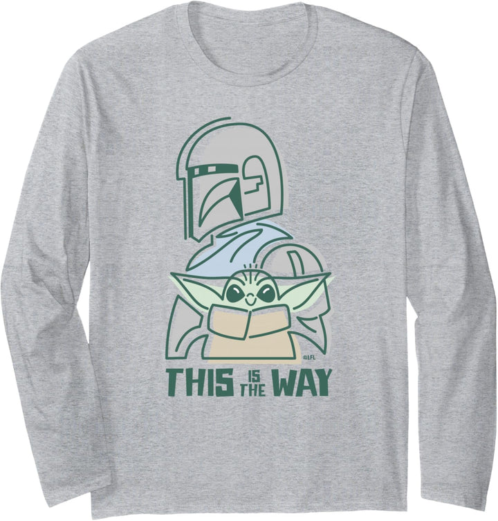 Star Wars The Mandalorian and Grogu This is the Way Cute Langarmshirt
