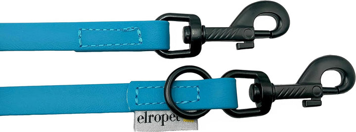 Biothane Hundeleine schwarzer Haken verstellbar für kleine Hunde/grosse Hunde 2m / 2,40m / 2,80m / 3