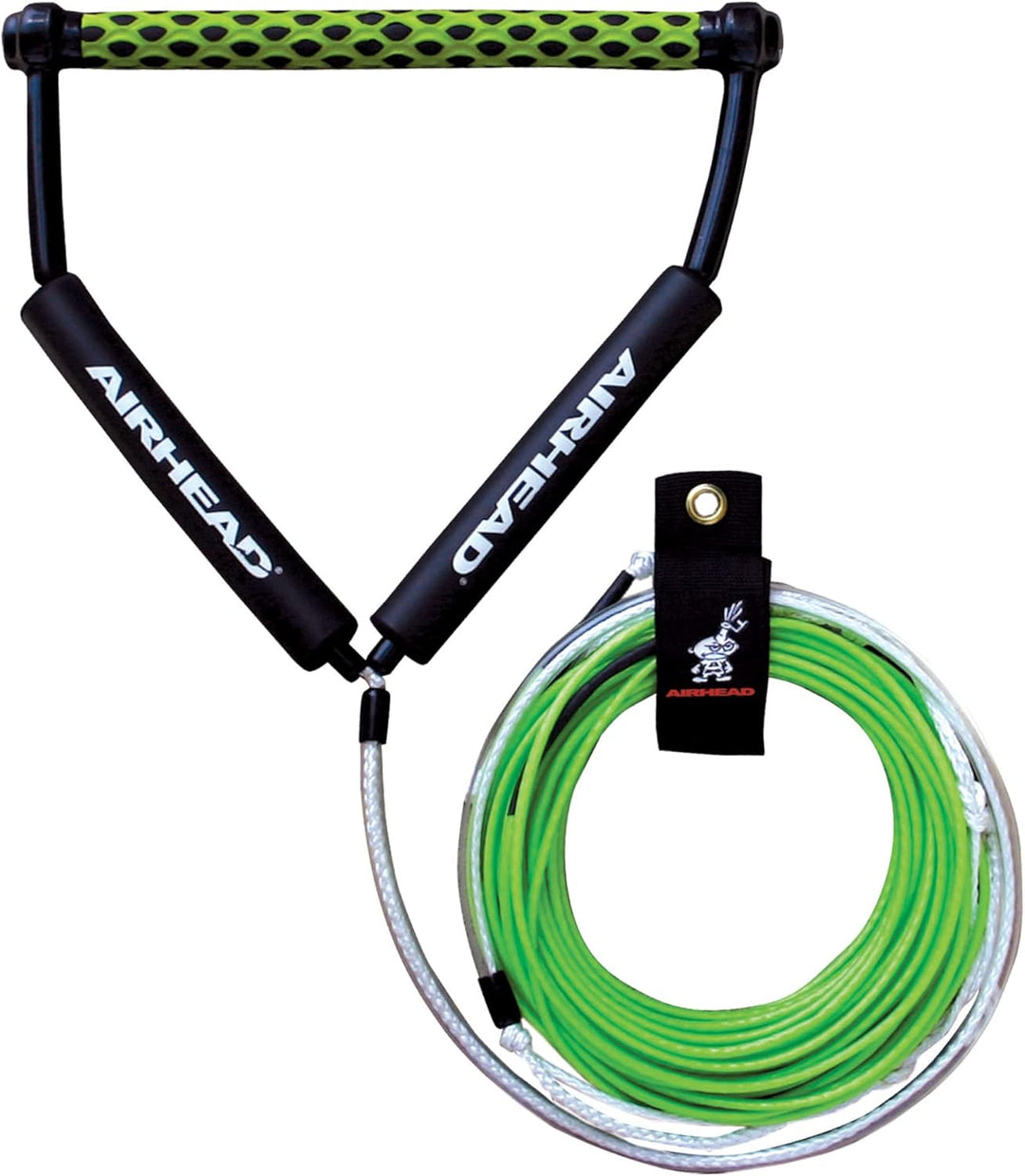 AIRHEAD Dyneema Wakeboard-Seil, flach, 4 Fächer, 2,8 m, erhältlich Grün, Grün