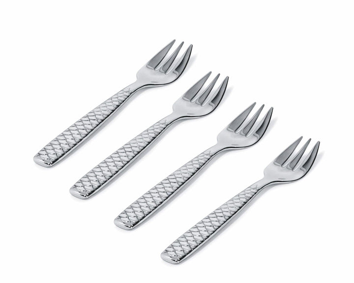 Alessi Colombina Fish Austerngabel, Edelstahl, Silber, 3 x 17.5 x 10 cm
