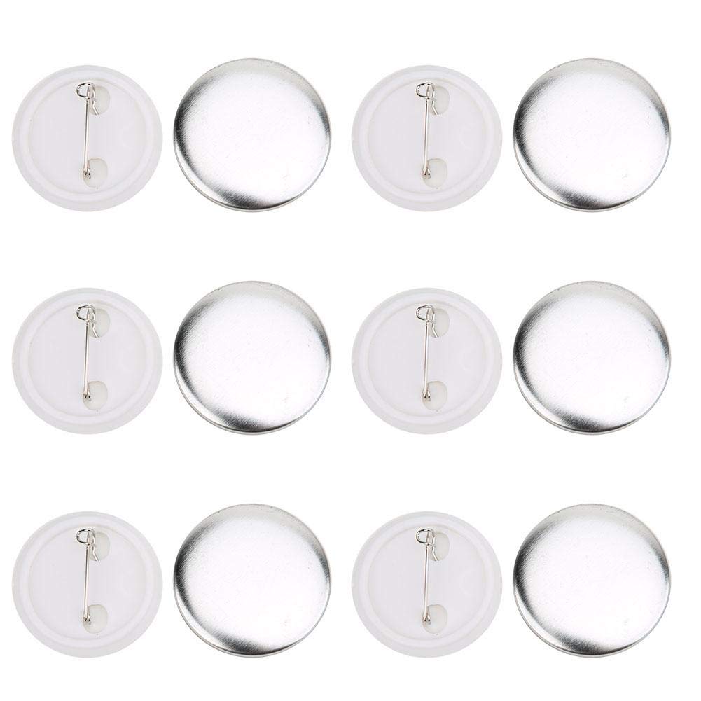 Fydun 100 Sätze 37mm Abzeichen Pin Button Teile Abzeichen Clear Acryl Badge Maker Making Supplies DI