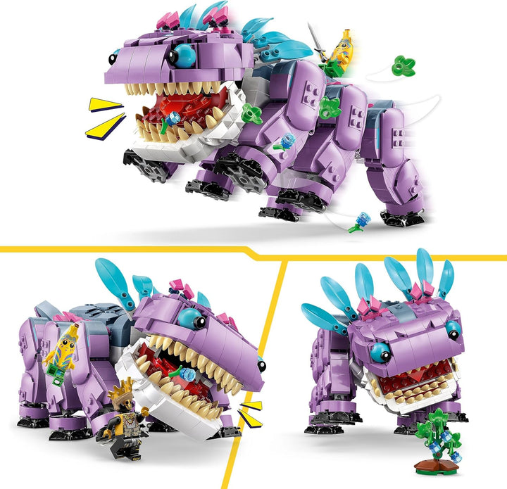 LEGO Fortnite Klombo Gaming Spielzeug - Spielset mit Minifiguren - Dinofigur mit Inselabenteuer-Scha