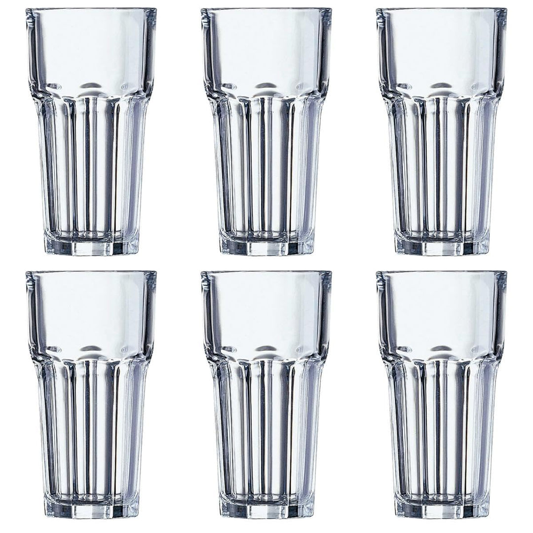 Arcoroc ARC J2604 Granity Longdrinkglas, 310ml, Glas, transparent, 6 Stück Longdrink 310ml, Longdrin