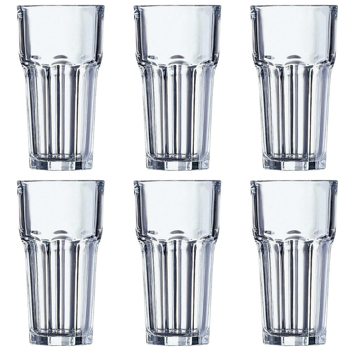 Arcoroc ARC J2604 Granity Longdrinkglas, 310ml, Glas, transparent, 6 Stück Longdrink 310ml, Longdrin