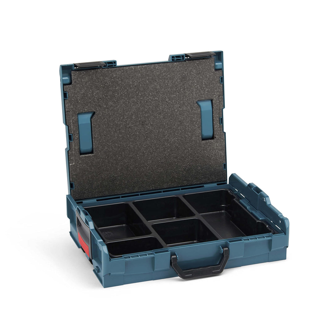 Bosch Sortimo L-Boxx 102 Werkzeugkoffer-Set • professional blau ohne Logo • bestückt mit Kleinteile-