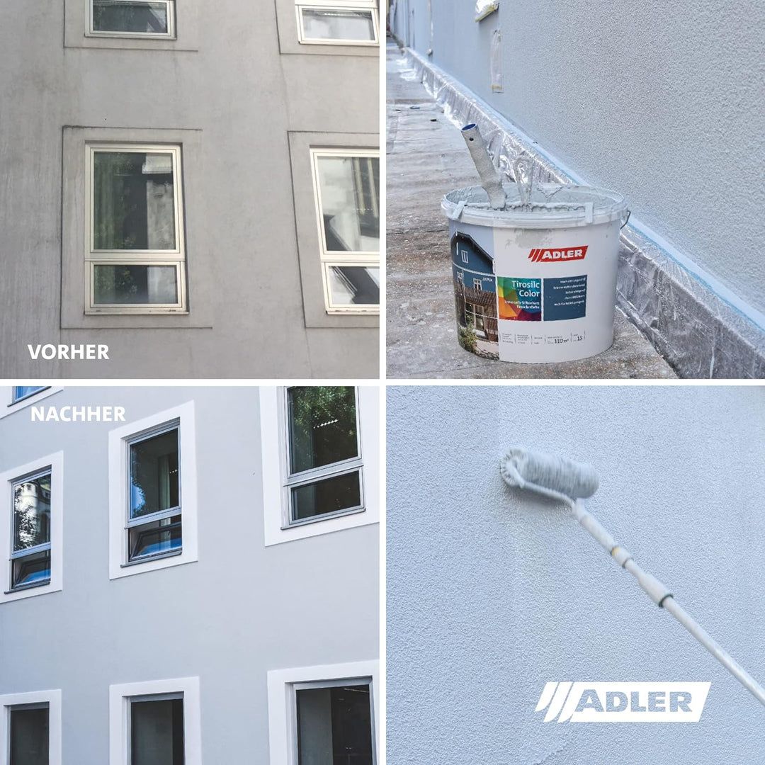 Aviva Tirosilc-Color - 3 L - Fassadenfarbe B02-6 Tuffgrau