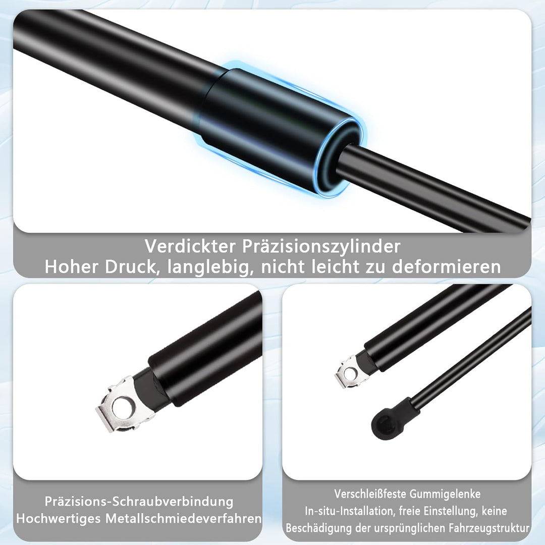 2Pcs Gasfeder Heckklappendämpfer für Mercedes-Benz S KLASSE (R129) 1989-2001 Gasdruckfeder Dämpfer K
