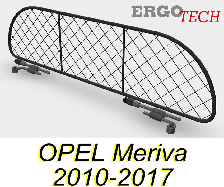ERGOTECH Trennnetz Trenngitter Hundenetz Hundegitter für OPEL Meriva B (2010-2017)