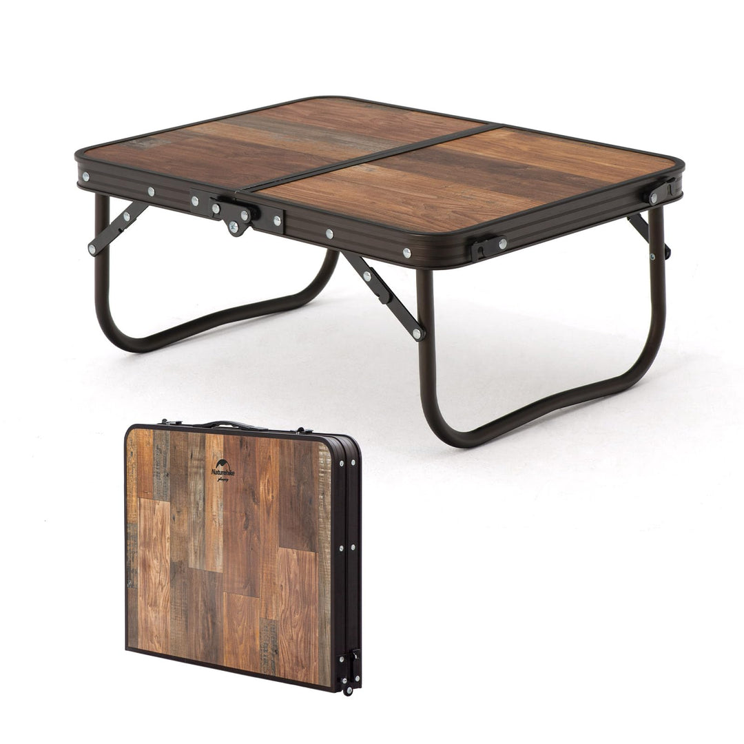 Naturehike Campingtisch Klappbar Klapptisch höhenverstellbar MDF Tisch mit Tragetasche für Outdoor C