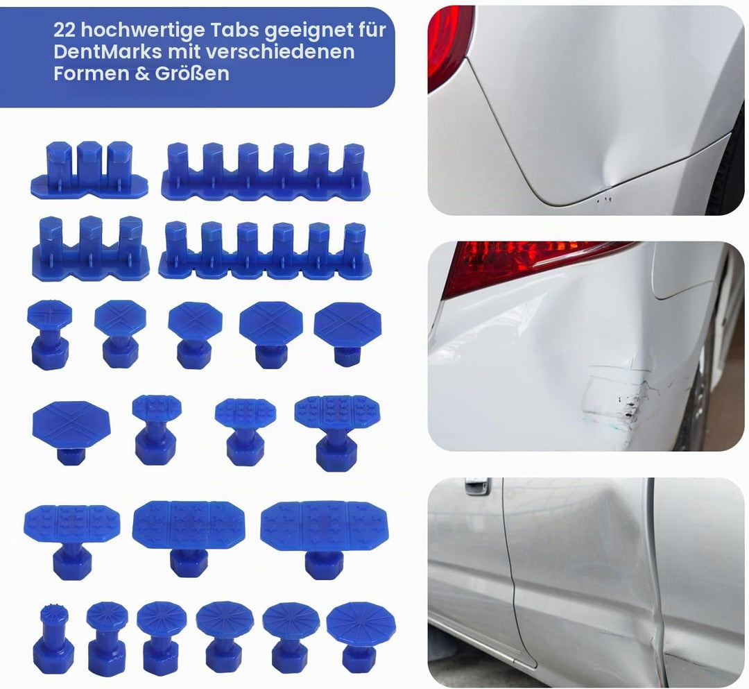 Fybitlilian T Bar Puller Auto Reparatur Ausbeulwerkzeug Lackfreies Dellen Reparaturset Auto Paintles