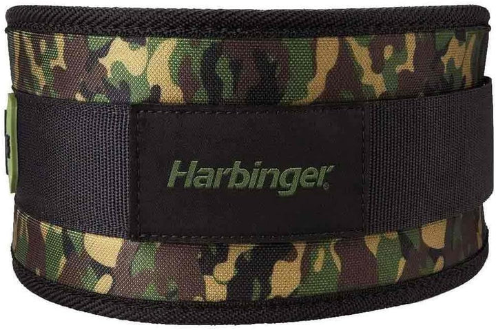 Harbinger Gewichthebergürtel aus Nylon, flexibler und ultraleichter Schaumstoffkern, 11,4 cm breit,