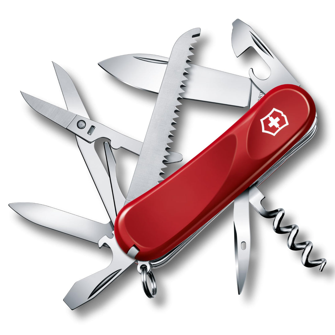 Victorinox Schweizer Taschenmesser, Evolution S17, Multitool, Swiss Army Knife, 15 Funktionen, Fests