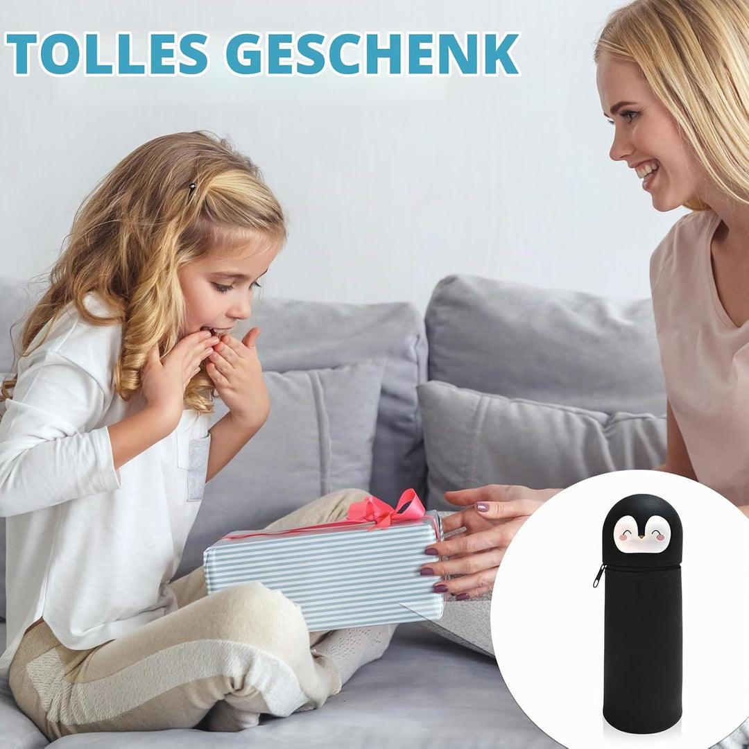 MäPpchen Pinguin FedermäPpchen Kinder Kawaii FedermäPpchen FedermäPpchen, Zweifarbige löschbare Gels