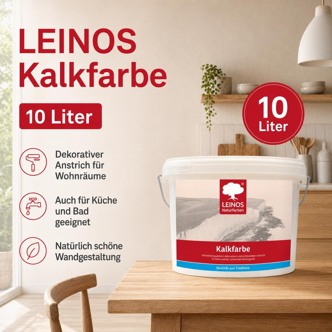 Leinos 665 Kalkfarbe 10,00 l 10,0 Liter, 10,0 Liter