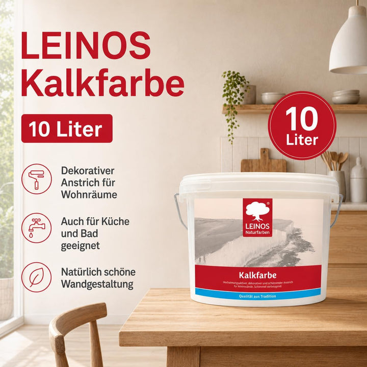 Leinos 665 Kalkfarbe 10,00 l 10,0 Liter, 10,0 Liter