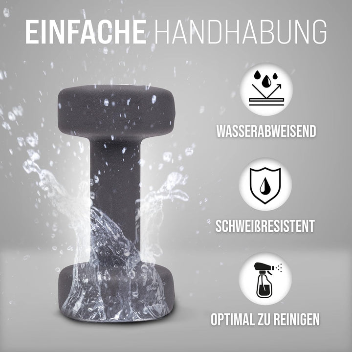 Apollo Hantel Set Kurzhantel | 2 Hanteln | 2er Hantelset | Gewichte für Krafttraining | Kurzhanteln