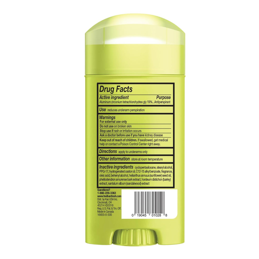 2x Ban Invisible Solid Antiperspirant &amp; Deodorant Shower Fresh - aus den USA