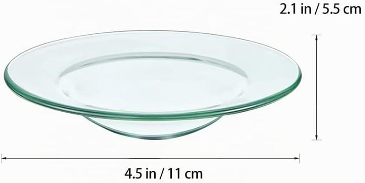 TOPBATHY 2 StüCk 11 5Cm Glas Duftschalen FüR WachswäRmer Aromatherapie ÖLwäRmerschalen Wiederverwend