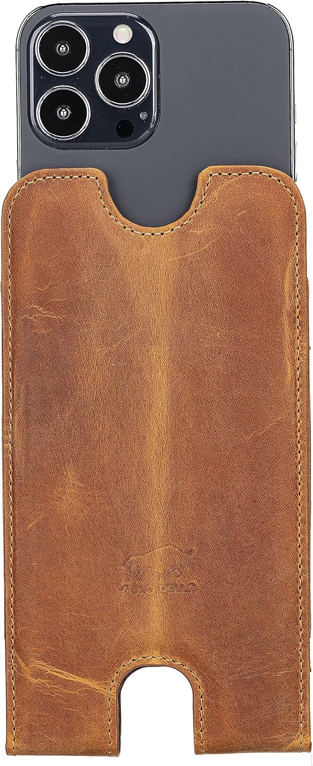 Solo Pelle Lederhülle für das iPhone 12/12 Pro / 13/13 Pro bis 6.1 Zoll Stanford Case Leder Hülle Le