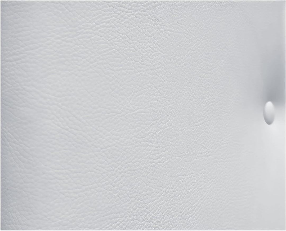 DHOME Kunstleder oder Acualine Stoff Kopfteil einfarbig mit Knöpfen gepolstert HIGH Range Luxus Bett