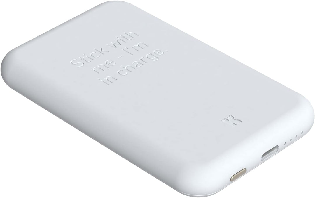 KREAFUNK toCHARGE Qi, Wireless Design-Powerbank grau, grau