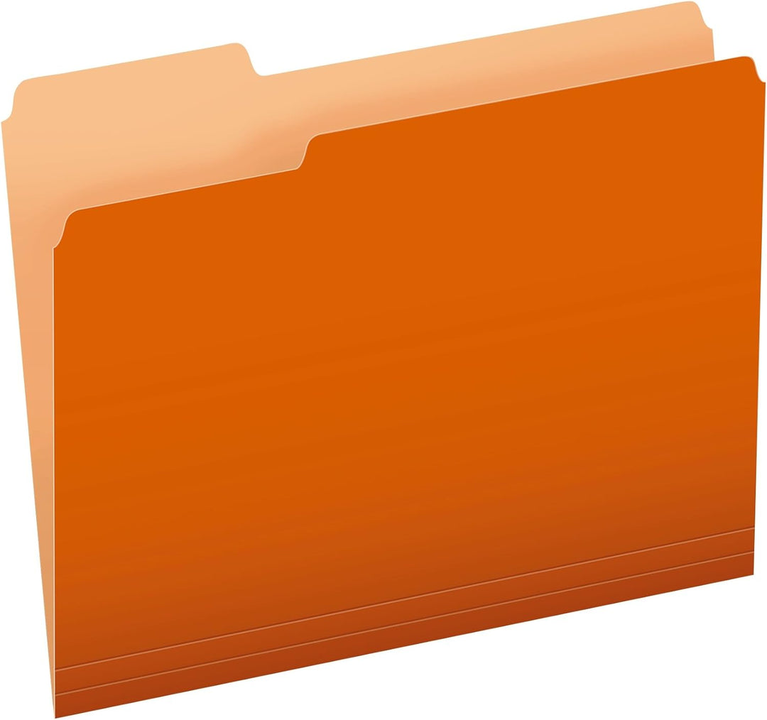Pendaflex zweifarbige Aktenordner Size: 100 per box Orange, Orange