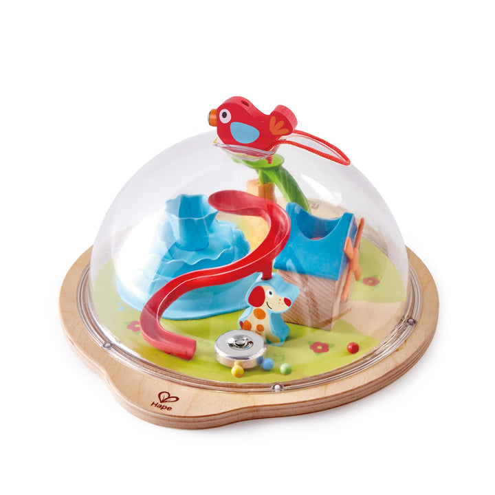Hape Lilys Erlebniskuppel von Hape | 3D Spielzeug mit magnetischem Labyrinth, Erlebniskuppel für Kin
