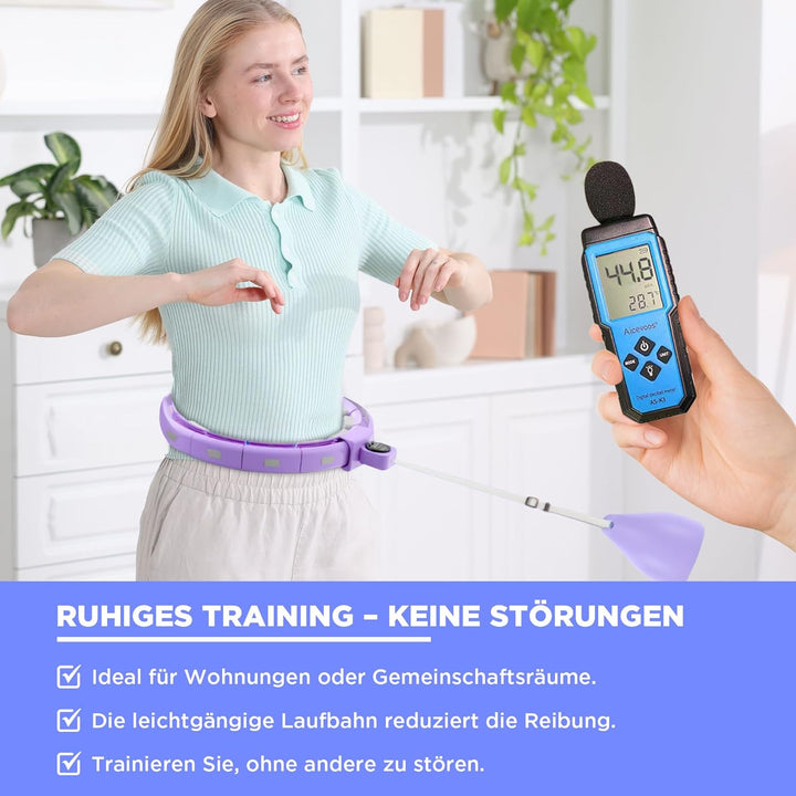 Smart Fitness Hula Hoop Reifen für die Gewichtsabnahme bei erwachsen - Ideal für Anfänger Hula Hoope