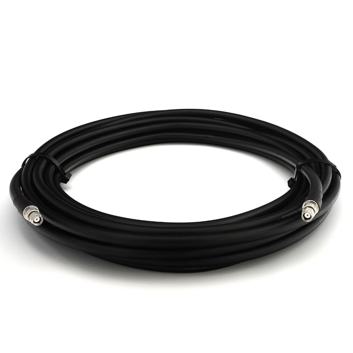 12m RP-SMA Stecker auf RP-SMA Stecker Koaxialkabel — Vollkupfer HF400 Flexibles Verlängerungskoax 50