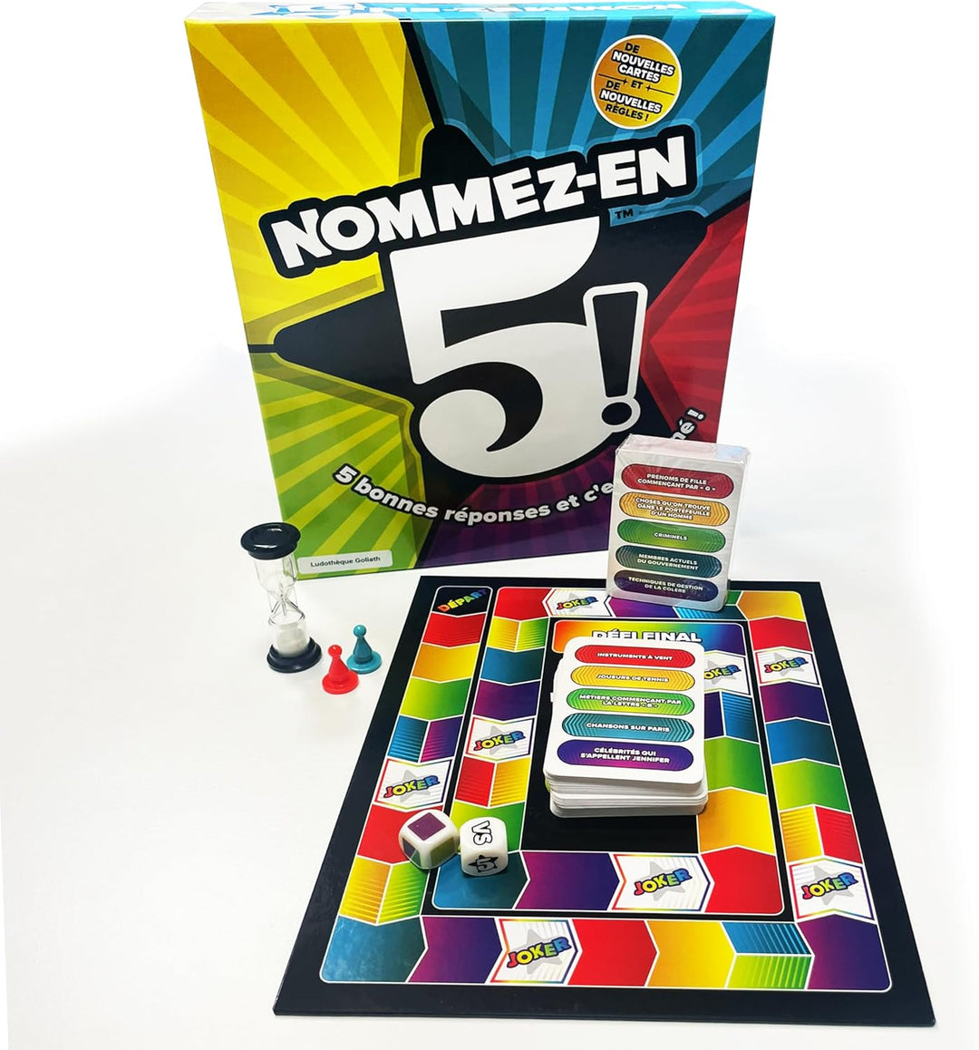 Name 5 - Brettspiel - Goliath