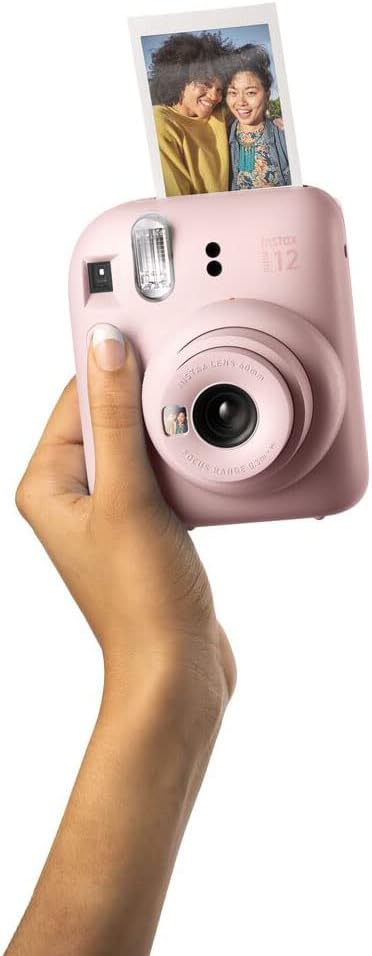 Fujifilm Instax Mini 12 Sofortbildkamera, mit 20 Aufnahmen, Blossom Pink