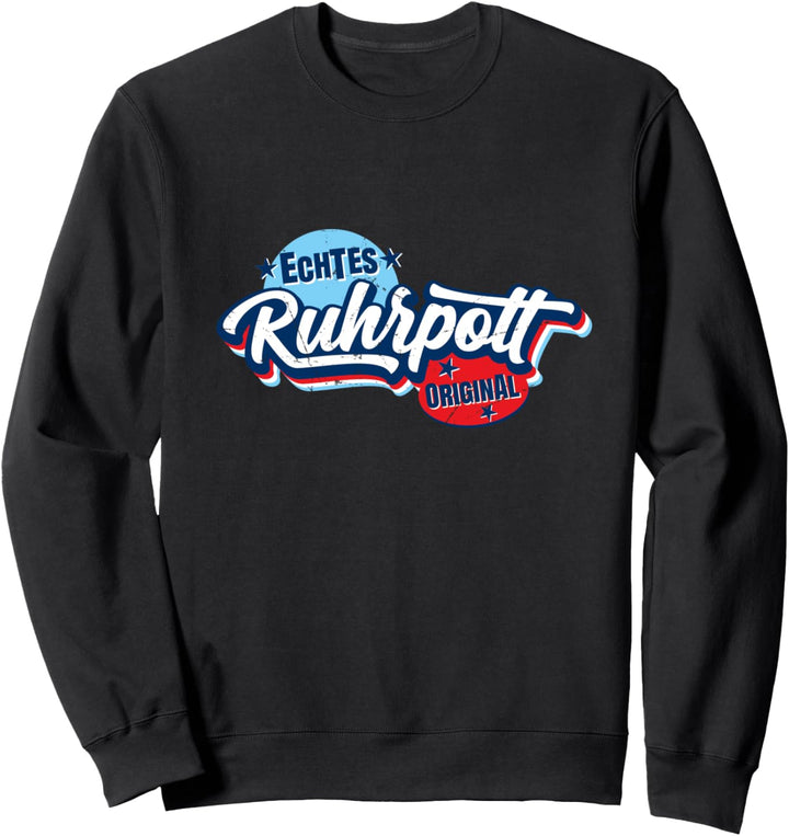 Echtes Ruhrgebiet Original Logo sommerlich cooles Ruhrpott Sweatshirt