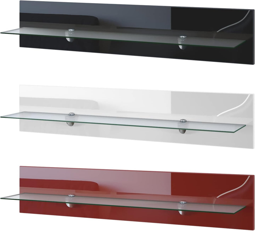 Vladon Wandregal Bari in Avola-Anthrazit - Modernes Schweberegal (98 x 20 x 19 cm) 98 cm Avola-anthr